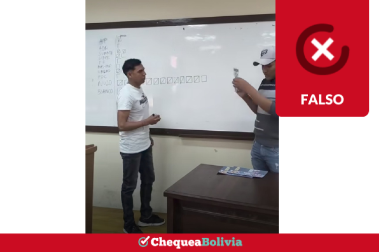 Una captura de la información falsa que circula en las redes sociales. 