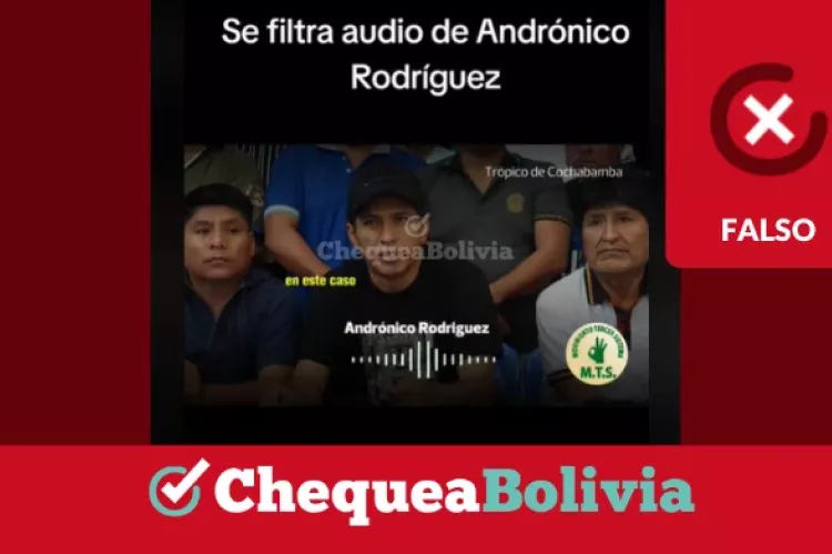 Captura del audio de Rodríguez en TikTok 