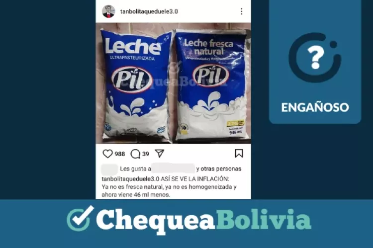 Una captura de la información engañosa que circula en las redes sociales. 