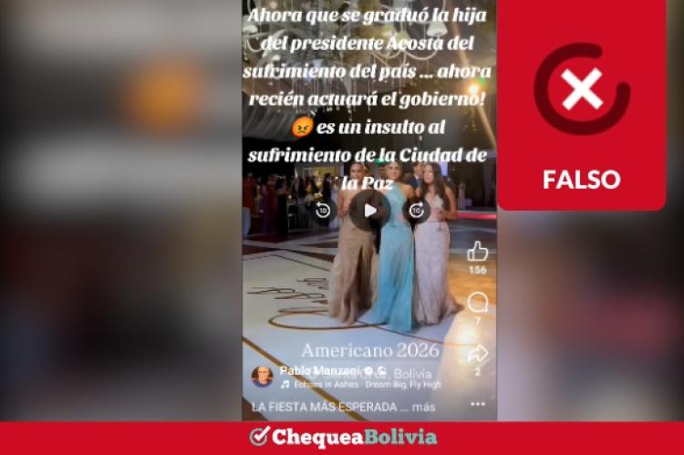 Una captura de la información falsa que circula en las redes sociales. 