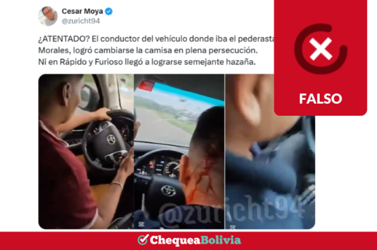 Una captura de la información falsa que circula en las redes sociales. 