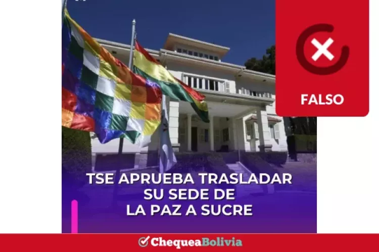 Una captura de la información falsa que circula en las redes sociales. 