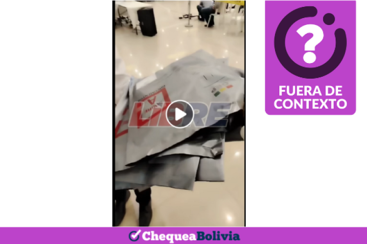 Una captura de la información fuera de contexto que circula en las redes sociales. 
