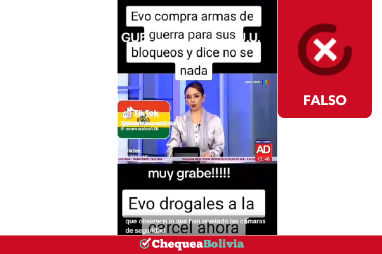 Una captura de la información falsa que circula en las redes sociales. 