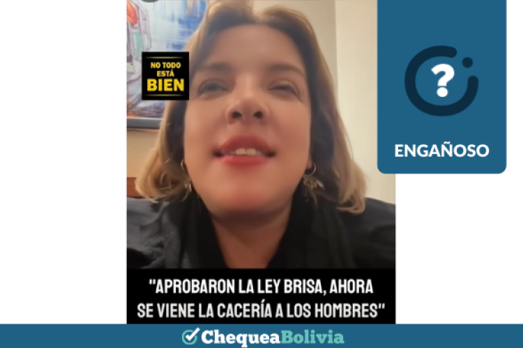 Captura de uno de los contenidos que desinforma.