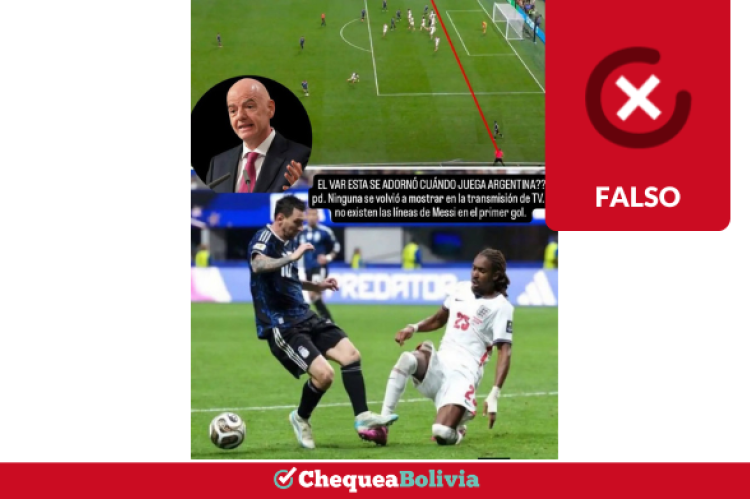 Una captura de la información falsa que circula en las redes sociales. 