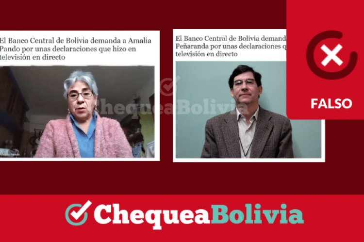 Informacion falsa sobre peridiodistas bolivianos