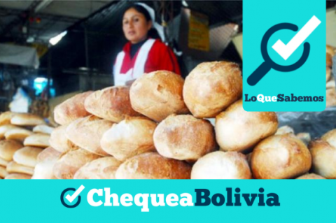 Venta de pan en Bolivia. Foto: Los Tiempos Digital. 