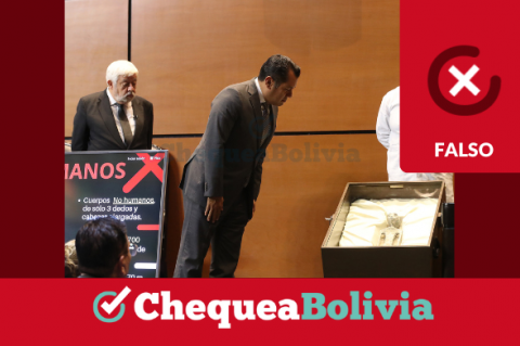 Presentación del especímen en el Congreso mexicano. 