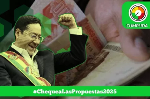 Luis Arce: Pago del Bono Contra el Hambre