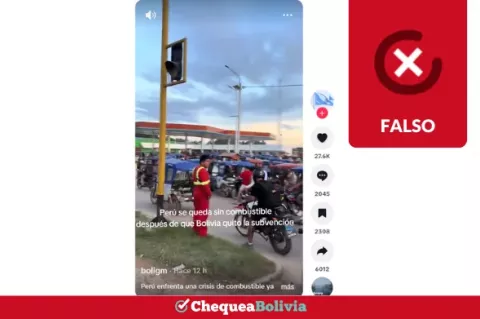 Una captura de la información falsa que circula en las redes sociales. 
