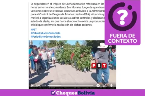 Una captura de la información falsa que circula en las redes sociales. 