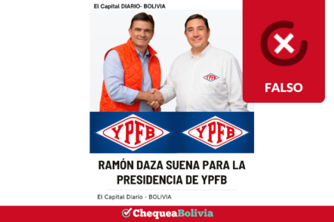 Una captura de la información falsa que circula en las redes sociales. 