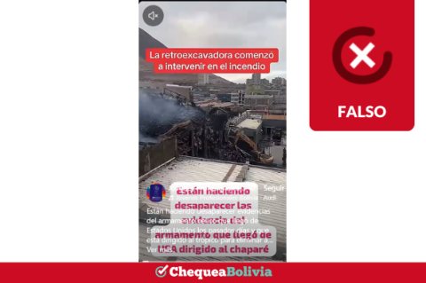 Una captura de la información falsa que circula en las redes sociales. 