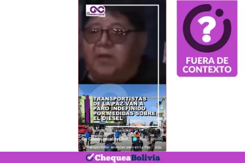 Una captura de la información fuera de contexto que circula en las redes sociales. 