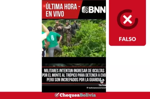 Una captura de la información falsa que circula en las redes sociales. 