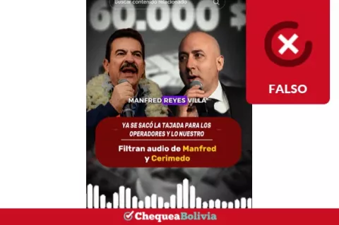 Una captura de la información falsa que circula en las redes sociales. 