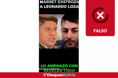 Captura de la portada del video que difunde un audio falso.
