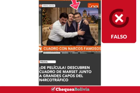 Captura de la noicia falsa atribuida a Unitel.