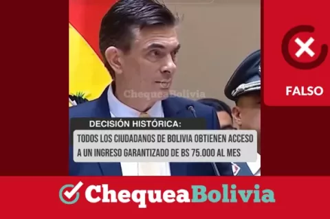 Captura del video sobre Rodrigo Paz en TikTok 