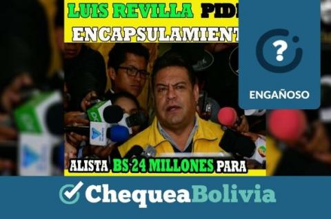 Presuntas declaraciones de Luis Revilla
