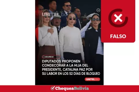 Una captura de la información falsa que circula en las redes sociales. 