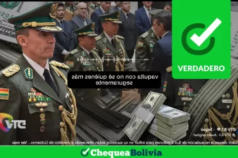 Una captura de la información que circula en las redes sociales. 