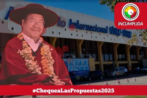 Luis Arce: Iniciar la construcción de un HUB aéreo en Viru Viru