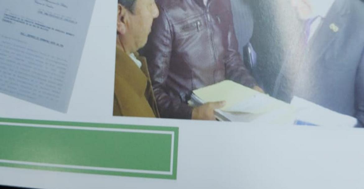 Una foto del informe que presentó el senador Edwin Rodríguez. 